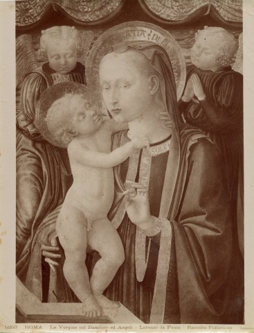 Anderson — Roma - La Vergine col Bambino ed Angeli - Lorenzo da Prato - Raccolta Pallavicini — insieme